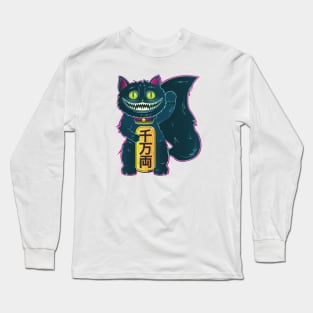 The Cheshire Maneki-Neko Long Sleeve T-Shirt